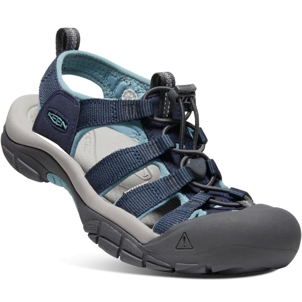 KEEN Women's Newport H2 Closed Toe Water Sandals (Navy/Grey)